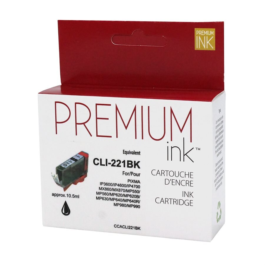 Canon CLI-221 Alternative Black Premium Ink Canon CLI-221 Alternative Black Premium Ink